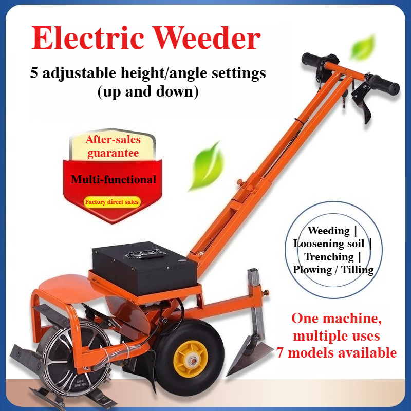 Soil Tilling Cultivator - Désherbeur électrique de jardin sans fil,