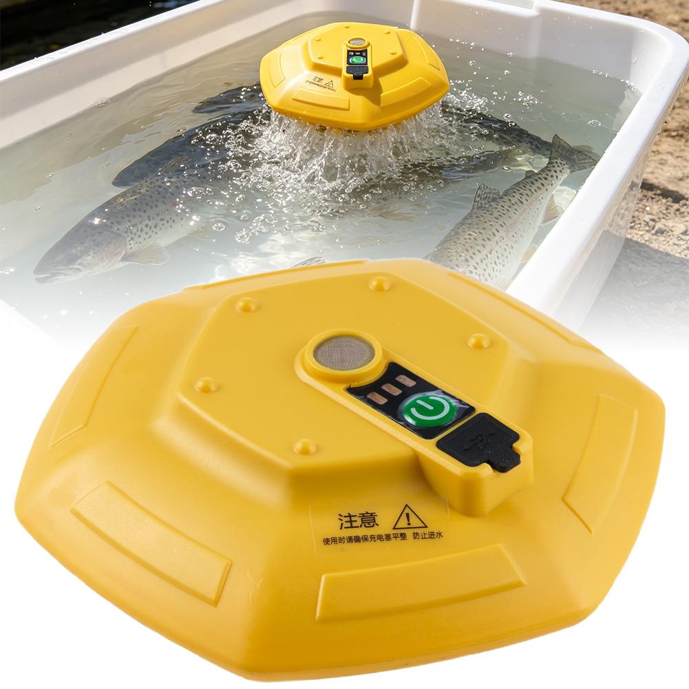 Fish Pond Aerator - Pompe à oxygène sans fil rechargeable