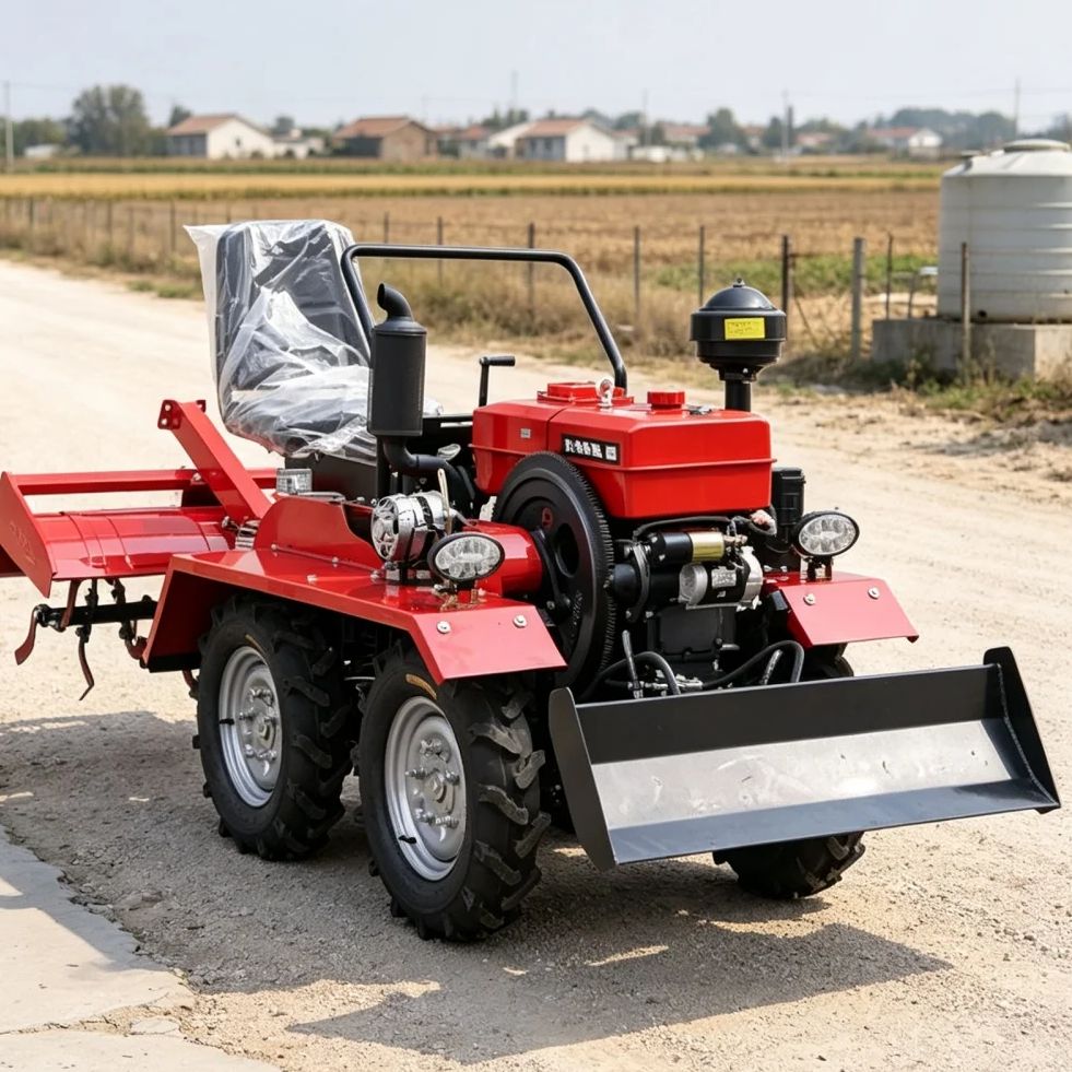 Agriculture Farming Tractor - Machine agricole rotative 4 roues motrices