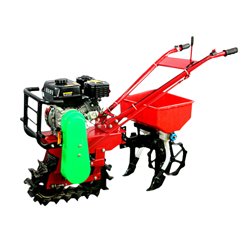Soil Tilling Cultivator - Micro-cultivateur agricole multifonctionnel à chenilles pour